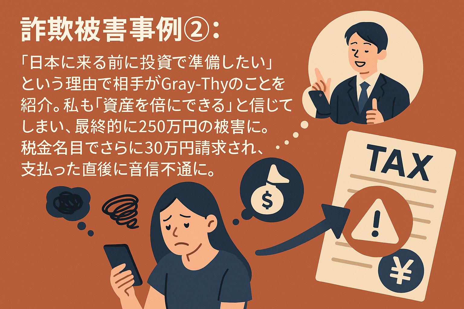 Gray-Thy詐欺被害②