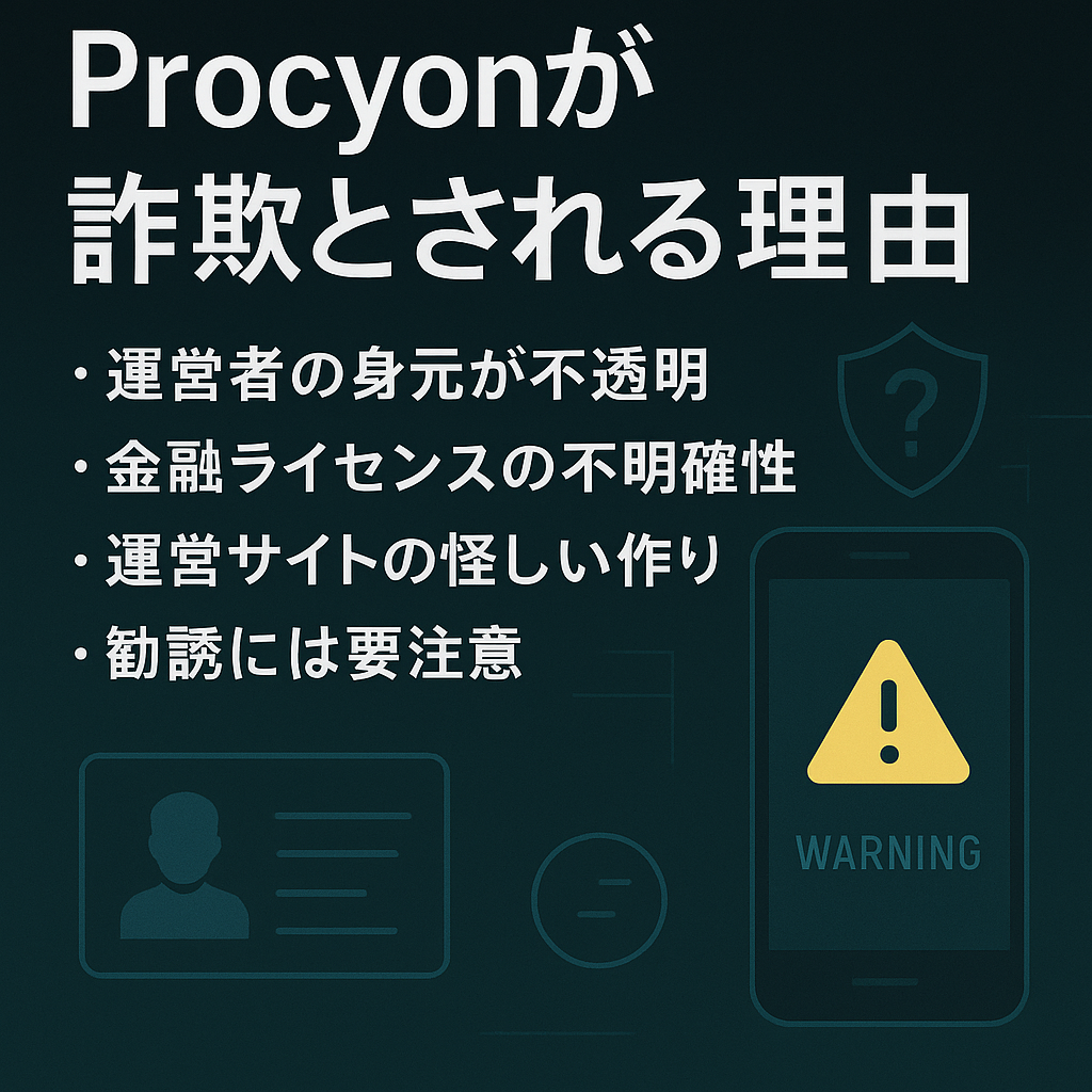 Procyonが詐欺な理由