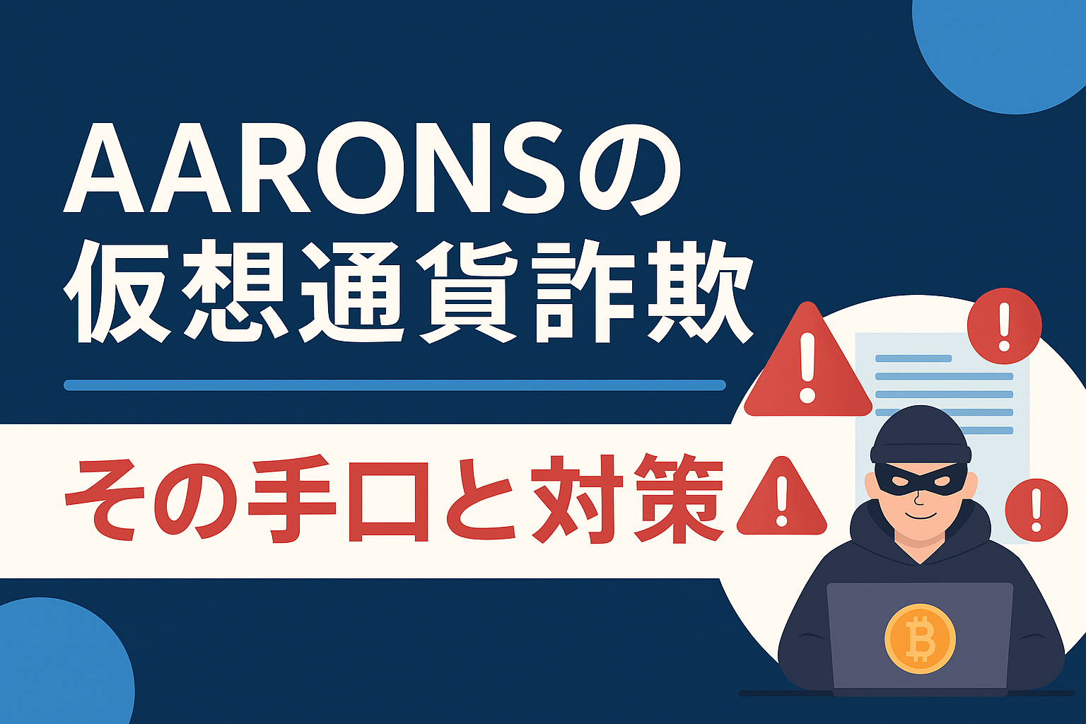AARONS仮想通貨詐欺